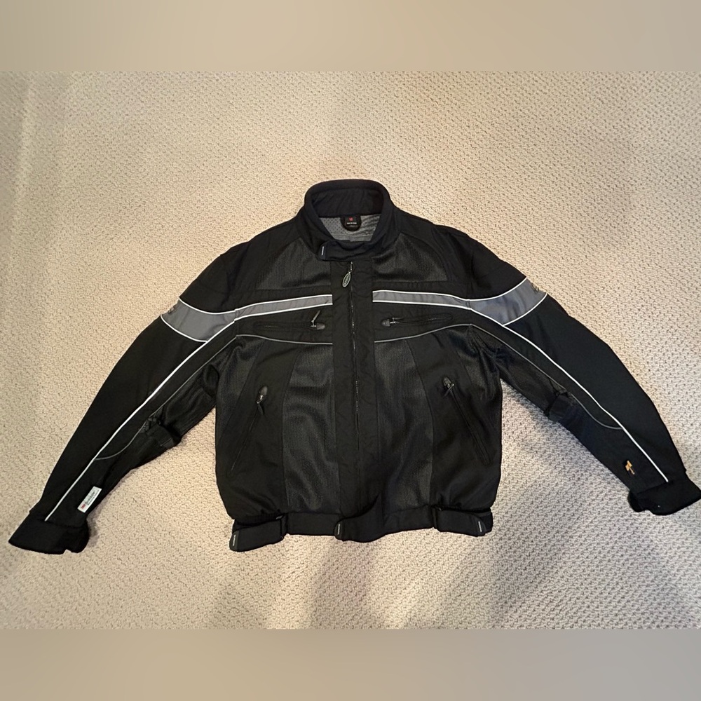 OLYMPIA Moto Sports, Motorcycle Jacket & Thermal Liner, Men's M